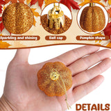 Maxbell 12x Pumpkin Hanging Ornaments Party Supplies for Holiday Home Indoor Outdoor