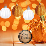Maxbell 12x Pumpkin Hanging Ornaments Party Supplies for Holiday Home Indoor Outdoor