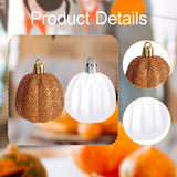 Maxbell 12x Pumpkin Hanging Ornaments Party Supplies for Holiday Home Indoor Outdoor