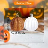 Maxbell 12x Pumpkin Hanging Ornaments Party Supplies for Holiday Home Indoor Outdoor