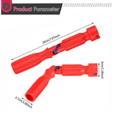 Maxbell Toilet Seat Repair Wrench Easy Loosening Nonslip Handle Handheld 17/13/10 mm