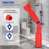 Maxbell Toilet Seat Repair Wrench Easy Loosening Nonslip Handle Handheld 17/13/10 mm