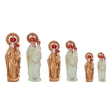 Maxbell Western Character Figurine Religious Sculpture for Desk Office Bedside Table 15cm Golden