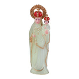 Maxbell Western Character Figurine Religious Sculpture for Desk Office Bedside Table 15cm Luminous