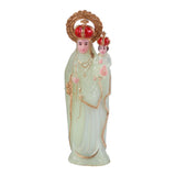 Maxbell Western Character Figurine Religious Sculpture for Desk Office Bedside Table 15cm Luminous
