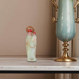 Maxbell Western Character Figurine Religious Sculpture for Desk Office Bedside Table 15cm Luminous