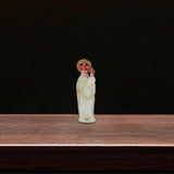 Maxbell Western Character Figurine Religious Sculpture for Desk Office Bedside Table 6.5cm Luminous
