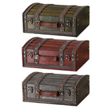 Maxbell Treasure Chest Wooden Home Decor Collection Handcrafted Table Decorative Box Green