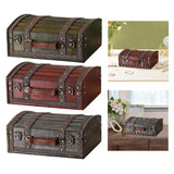 Maxbell Treasure Chest Wooden Home Decor Collection Handcrafted Table Decorative Box Green