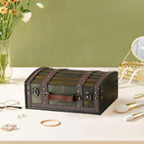 Maxbell Treasure Chest Wooden Home Decor Collection Handcrafted Table Decorative Box Green