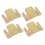 Maxbell 4 Pieces Sectional Couch Connectors Accessory for Living Room Bedroom Office Gold