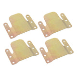 Maxbell 4 Pieces Sectional Couch Connectors Accessory for Living Room Bedroom Office Gold
