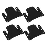 Maxbell 4 Pieces Sectional Couch Connectors Accessory for Living Room Bedroom Office Black
