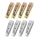 Maxbell 2 Pieces Sofa Armrest Connector Sofa Connectors Sturdy Accs Silver White