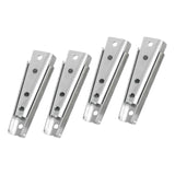 Maxbell 2 Pieces Sofa Armrest Connector Sofa Connectors Sturdy Accs Silver White