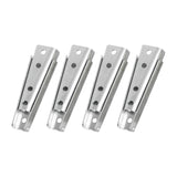 Maxbell 2 Pieces Sofa Armrest Connector Sofa Connectors Sturdy Accs Silver White