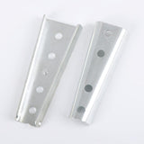 Maxbell 2 Pieces Sofa Armrest Connector Sofa Connectors Sturdy Accs Silver White