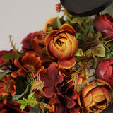 Maxbell Hydrangea Candle Holder Decoration Candlestick for Valentine's Day Fireplace