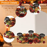 Maxbell Hydrangea Candle Holder Decoration Candlestick for Valentine's Day Fireplace