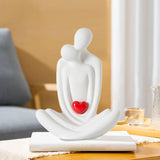 Maxbell Couple Sculptures Home Decorations Lover Statue for Office Shelf Living Room