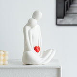 Maxbell Couple Sculptures Home Decorations Lover Statue for Office Shelf Living Room