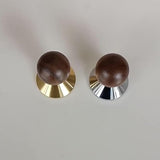 Maxbell Wooden Drawer Pulls Sturdy Furniture Hardware for Dresser Household Bathroom Silvery