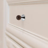 Maxbell Wooden Drawer Pulls Sturdy Furniture Hardware for Dresser Household Bathroom Silvery