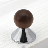 Maxbell Wooden Drawer Pulls Sturdy Furniture Hardware for Dresser Household Bathroom Silvery