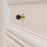 Maxbell Wooden Drawer Pulls Sturdy Furniture Hardware for Dresser Household Bathroom Gold