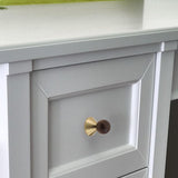 Maxbell Wooden Drawer Pulls Sturdy Furniture Hardware for Dresser Household Bathroom Gold