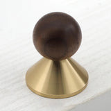Maxbell Wooden Drawer Pulls Sturdy Furniture Hardware for Dresser Household Bathroom Gold