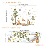 Maxbell Wall Sticker Cartoon Animals Wall Decal for Cabinet Children's Room Cupboard