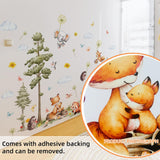 Maxbell Wall Sticker Cartoon Animals Wall Decal for Cabinet Children's Room Cupboard