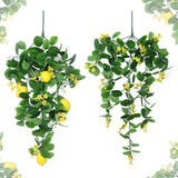 Maxbell Fake Lemon Decoration Wall Hanging Ornament for Farmhouse Indoor Living Room
