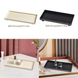 Maxbell Bathroom Vanity Tray Rectangle Serving Tray for Living Room Kitchen Showcase L beige