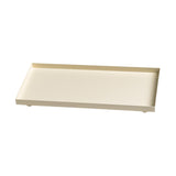 Maxbell Bathroom Vanity Tray Rectangle Serving Tray for Living Room Kitchen Showcase S beige