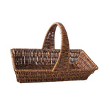Maxbell Imitation Rattan Storage Basket Woven Bread Basket for Outdoor Kitchen Fruit