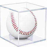 Maxbell Baseball Display Case 8cm Golf Ball Display Case for Collections Single Ball