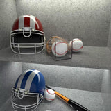 Maxbell Baseball Display Case 8cm Golf Ball Display Case for Collections Single Ball