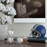 Maxbell Baseball Display Case 8cm Golf Ball Display Case for Collections Single Ball