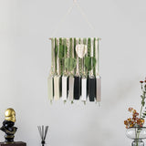 Maxbell Macrame Wall Tapestry Ornament Woven Wall Decor for Living Room Bedroom Home