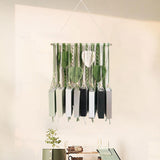 Maxbell Macrame Wall Tapestry Ornament Woven Wall Decor for Living Room Bedroom Home