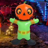 Maxbell Halloween Inflatable Pumpkin Decoration PVC Scary for Lawn Indoor Decoration