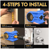 Maxbell Door Lock Installation Kit Locks Mortiser 2 Adjustable Bushings