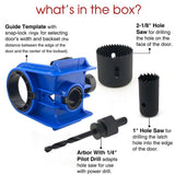Maxbell Door Lock Installation Kit C Clamp Design 2 Adjustable Bushings