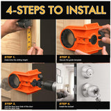 Maxbell Door Lock Installation Kit C Clamp Design 2 Adjustable Bushings