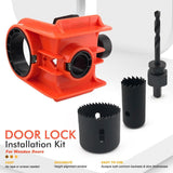 Maxbell Door Lock Installation Kit C Clamp Design 2 Adjustable Bushings