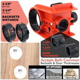 Maxbell Door Lock Installation Kit C Clamp Design 2 Adjustable Bushings