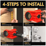 Maxbell Door Lock Installation Kit C Clamp Design 2 Adjustable Bushings