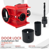 Maxbell Door Lock Installation Kit C Clamp Design 2 Adjustable Bushings